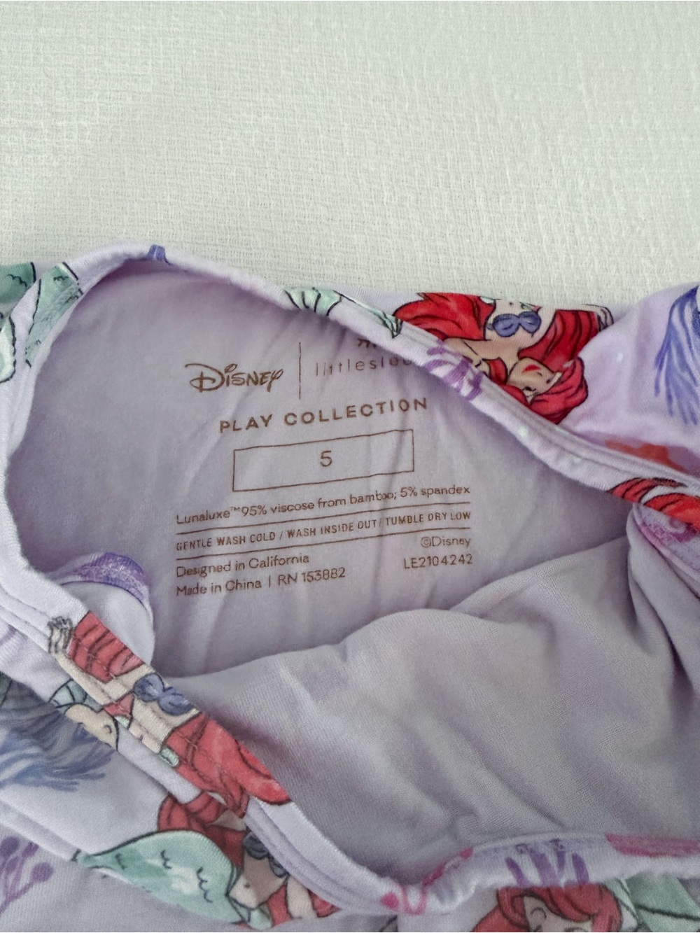 Little Sleepies Disney Mermaid dress - Picture 3 of 3